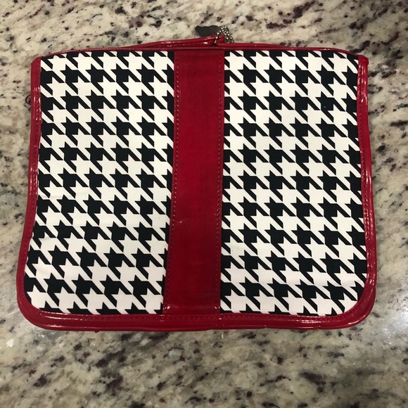 Houndstooth make up set holder - Picture 2 of 2